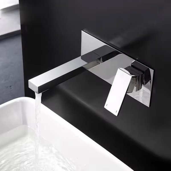 Væghængt håndvaskarmatur Tulip - Krom Væghængt håndvaskarmatur Tulip - Krom