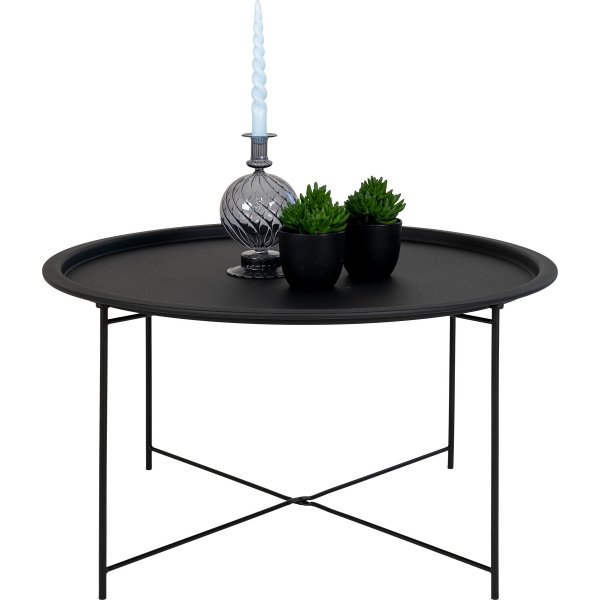 Bastia Couchtisch �75 cm - Schwarz
