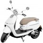 Elmoped 3000 W - Vit + Reflexsele