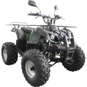 Fyrhjuling 125cc ATV barn gr�n camo 4-takt bensin 58 km/h + L�sk�tting