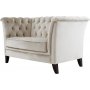 F�t�lj chesterfield beige sammet - Milton