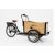 Eldriven Lådcykel med brun låda - 12,8 Ah