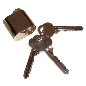 Låsecylindre og nøgler - Krom
