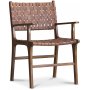 Karmstol Läder Konjak/Teak - Porto Large Karmstol Läder Konjak/Teak - Porto Large
