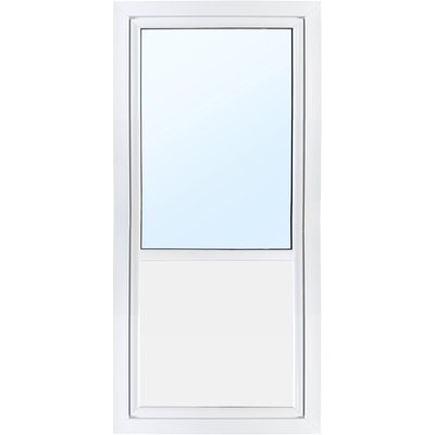Dør med vindue 3-glas - Udadgående åbning - PVC - U-værdi 0,96 - Udtag