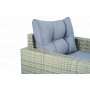 Stor loungegrupp 7 delar | Soffa, f�t�ljer, bord & pallar | Gr�