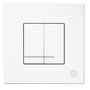 GBG Vggtrycke Triomont XS duo vit - 7393651