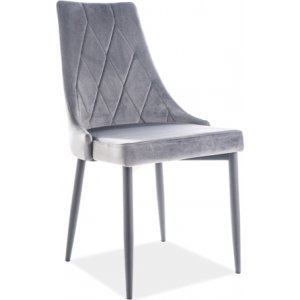 Adyson 2 matstol - Gr� sammet