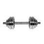 Hantelset - Kromade vikter & hantel - 15 kg