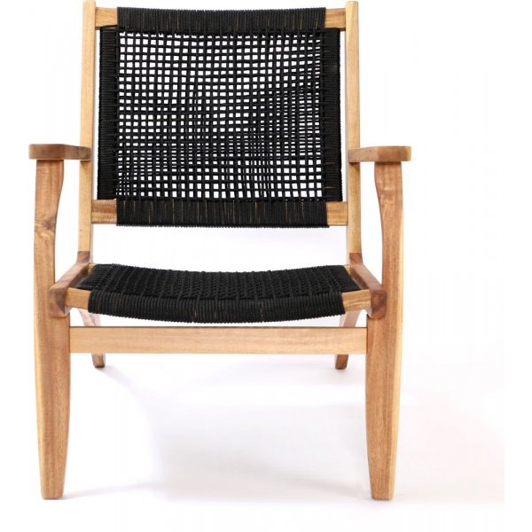 Lekvall Stuhl - Schwarzes Seil/Akazie Lekvall Stuhl - Schwarzes Seil/Akazie