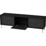 Bullet TV-b�nk - Svart/guld
