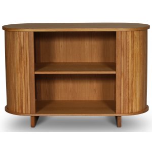 Nova l�g bokhylla i oljad ek 120x80 cm