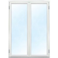 Dobbelt terrassedr - Fuldt glas 3-lags glas - Tr - U-vrdi: 1.1