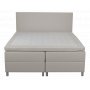 S�ng med f�rvaring beige 160x200 cm