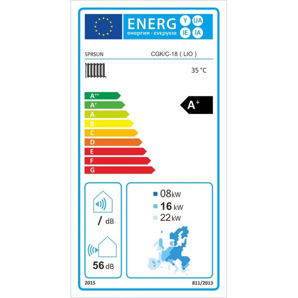 Luft-vand varmepumpe EVI Split - 16 kW Luft-vand varmepumpe EVI Split - 16 kW