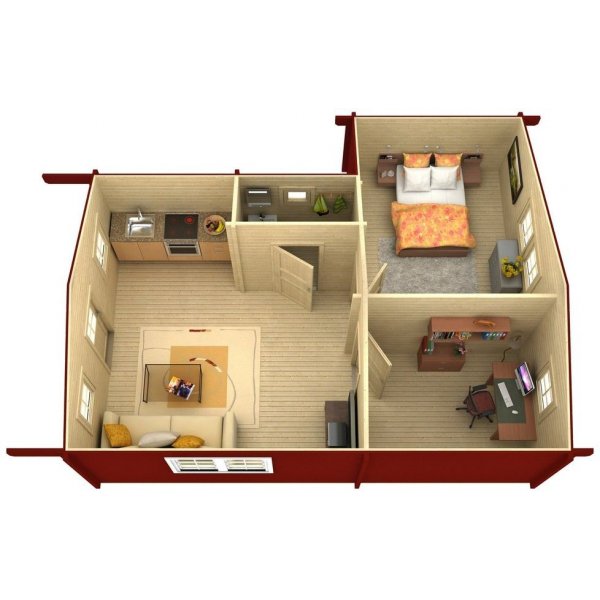 Fritidshus Stella - 41 m² Fritidshus Stella - 41 m²