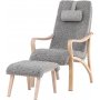 F�r� loungestol - Ljusgr�/Whitewash