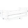 Juniors�ng Ernie med f�rvaring 90 cm - Furu