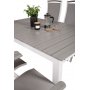 Prssebo Matgrupp (160x100) - Vit/Gr - 6 Stolar