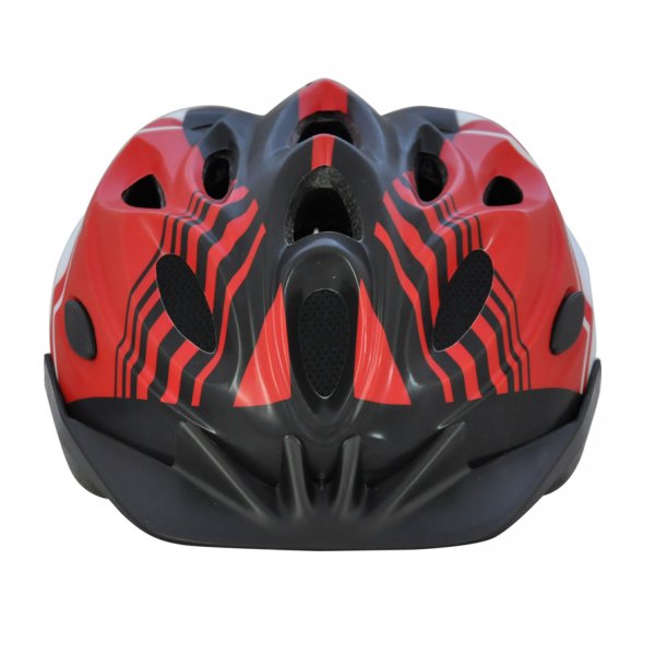 Cykelhj�lm Cooper r�d & vit