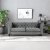 Chesterfield 3-sits Soffa 210 cm Grå Sammet Chesterfield 3-sits Soffa 210 cm Grå Sammet