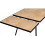 Fishbone till�ggsskiva 45 x 90 cm - Svart / Ek