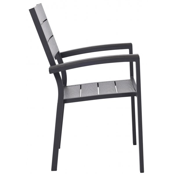 Las Vegas Outdoor-Sessel - Schwarz / Graues Aintwood Las Vegas Outdoor-Sessel - Schwarz / Graues Aintwood