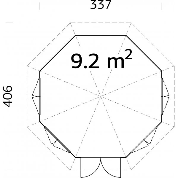 Lusthus Veronica 4 9,2 m�