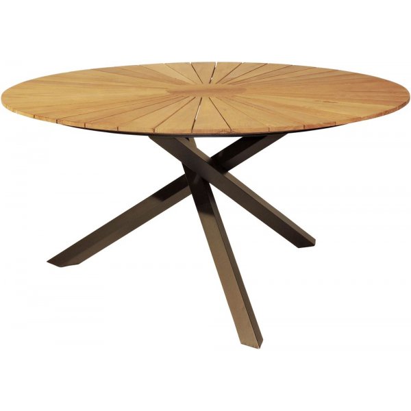 Maglehem runt matbord  Svart/teak