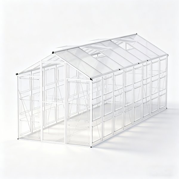 Växthus Harmony Gardeney 8,7 m² aluminium polykarbonat fristående Växthus Harmony Gardeney 8,7 m² aluminium polykarbonat fristående