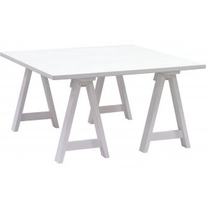 Ziro vitt soffbord 90x90 cm