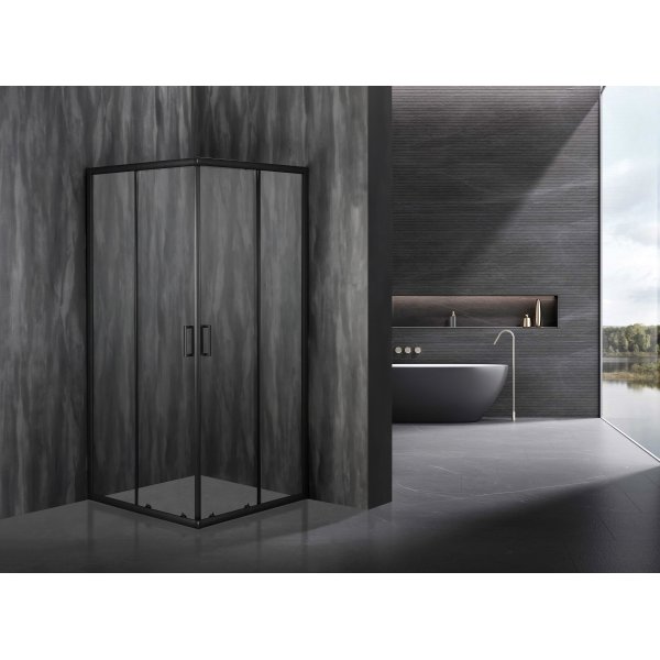 Duschh�rn 90x90x185 Svart - Onyx 90
