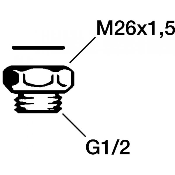 FM Mattsson Övergångsnippel Krom - 2944-0000 FM Mattsson Övergångsnippel Krom - 2944-0000