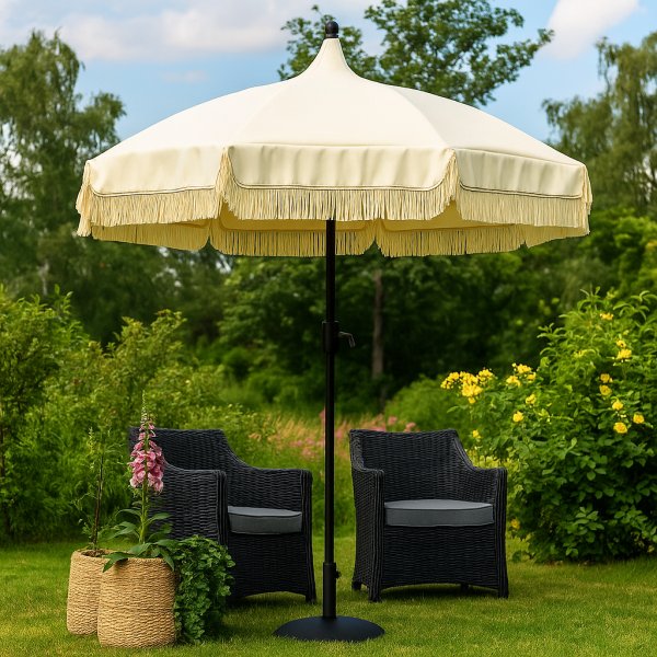 Aurinkovarjo - Circus | tupsuilla | 270 cm | Beige