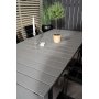 Prssebo Matgrupp (160x100) - Svart/Gr - 6 Stolar