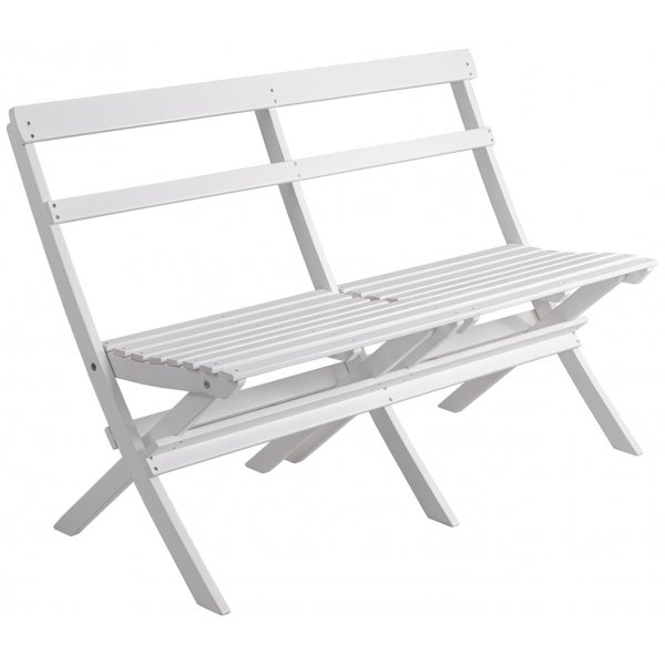 Trädgårdsbänk Utesoffa i Trä 130 cm Vit Sittbänk Utomhus Trädgårdsbänk Utesoffa i Trä 130 cm Vit Sittbänk Utomhus