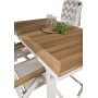 Dotorp Matgrupp (160x90) - Vit/Natur - 4 Stolar