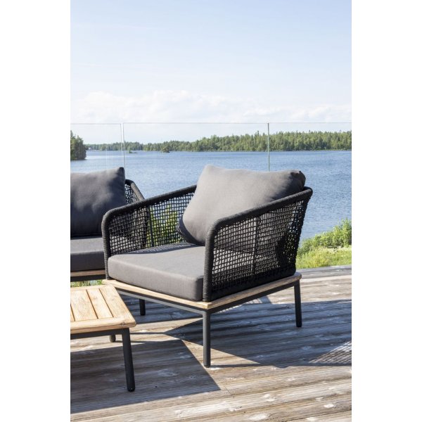 Alborga soffgrupp – Svart/akacia Alborga soffgrupp – Svart/akacia