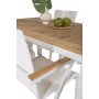 Dotorp Matgrupp (160x90) - Vit/Natur - 4 Stolar