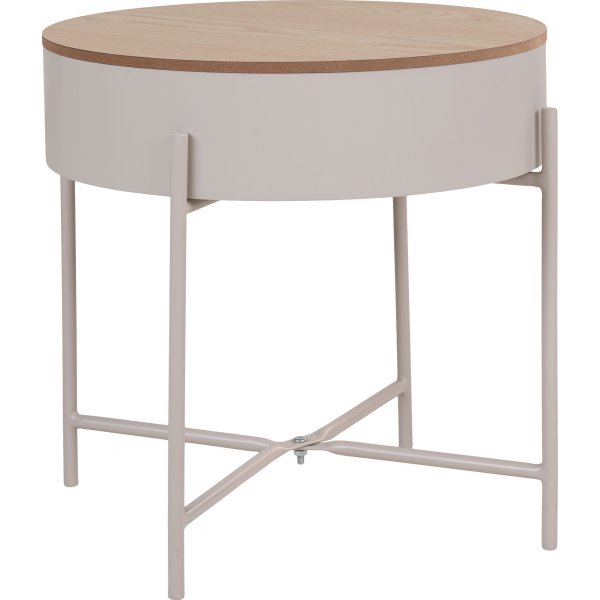 Sisco sidobord Beige/Gr� �40 cm