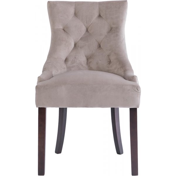 Tuva stol med handtag i ryggen - Gr�beige