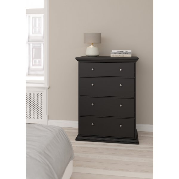 North byr� med 4 l�dor - Matt svart