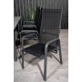 Prssebo Matgrupp (160x100) - Svart/Gr - 8 Stolar