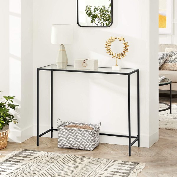Konsolbord 100 x 35 cm - Svart