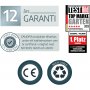 Canopia Olympia Altantag i Aluminium 3 x 10 - Mrkegr/klart glas