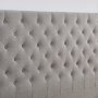 Deluxe pikerad Sänggavel 180 x 125 cm - Grå Deluxe pikerad Sänggavel 180 x 125 cm - Grå
