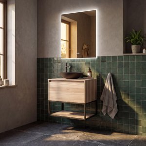 Badrumspaket 80 cm Mjukstängande lådor & LED-spegel - Calista Badrumspaket 80 cm Mjukstängande lådor & LED-spegel - Calista