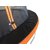 Studsmatta med säkerhetsnät - svart/orange - 245 cm