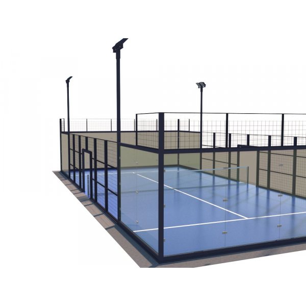 Padelbana Dou med belysning - Utomhusbana Padelbana Dou med belysning - Utomhusbana