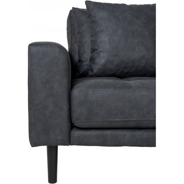 Lido divansoffa - M�rkgr� microfiber